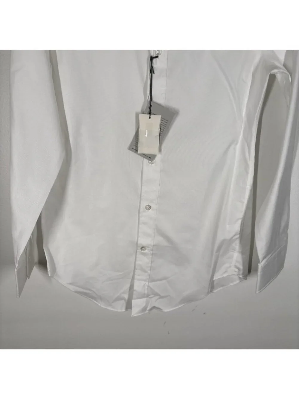 Thomas Mason For J.Crew Slim-Fit Shirt Royal Oxford Cotton Men 14/32 White NWT